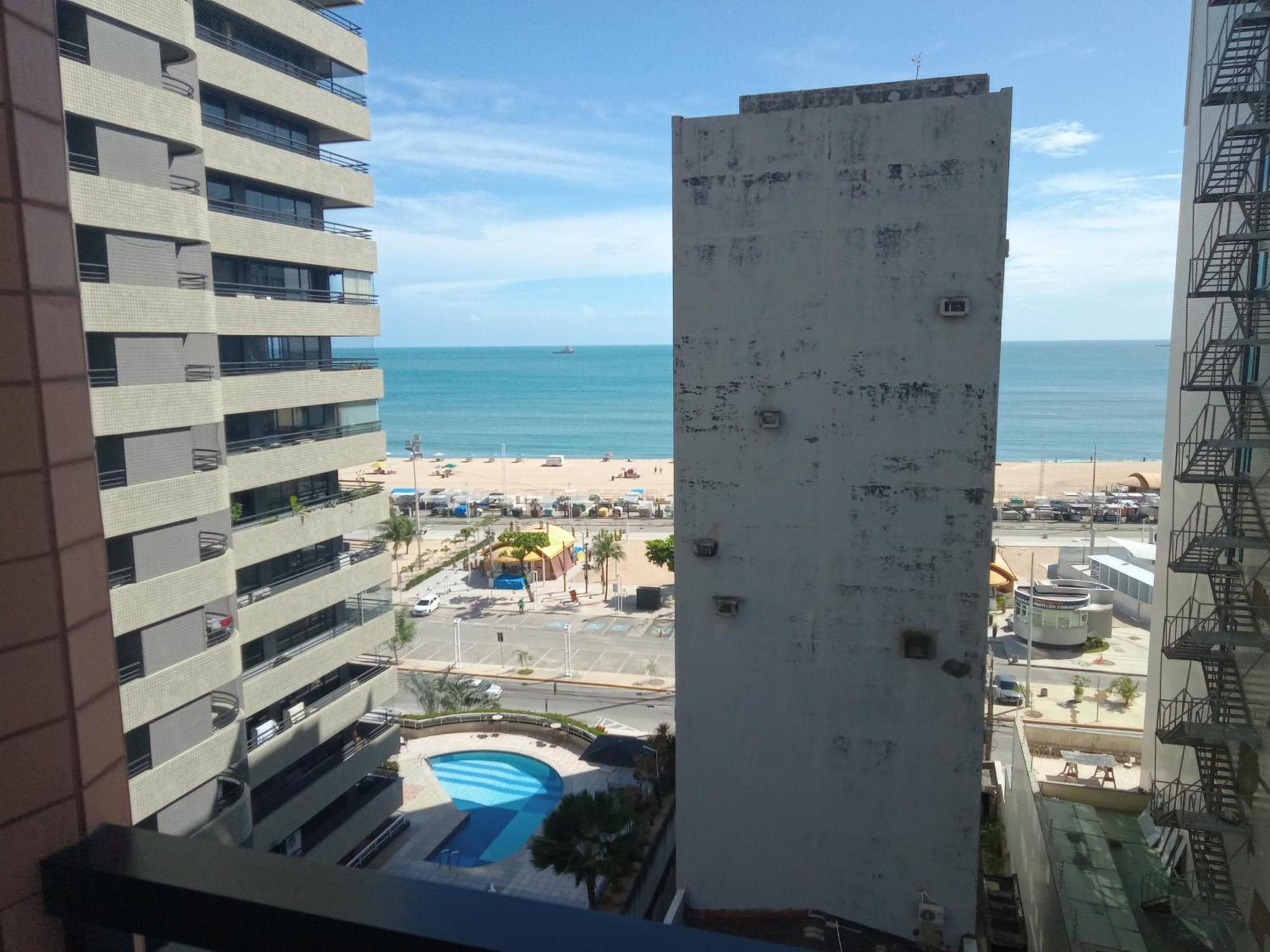 Flat Mar Brasil Tropical - Apartamento De 2 Quartos Com Suite E Vista Do Mar Fortaleza  Exteriör bild