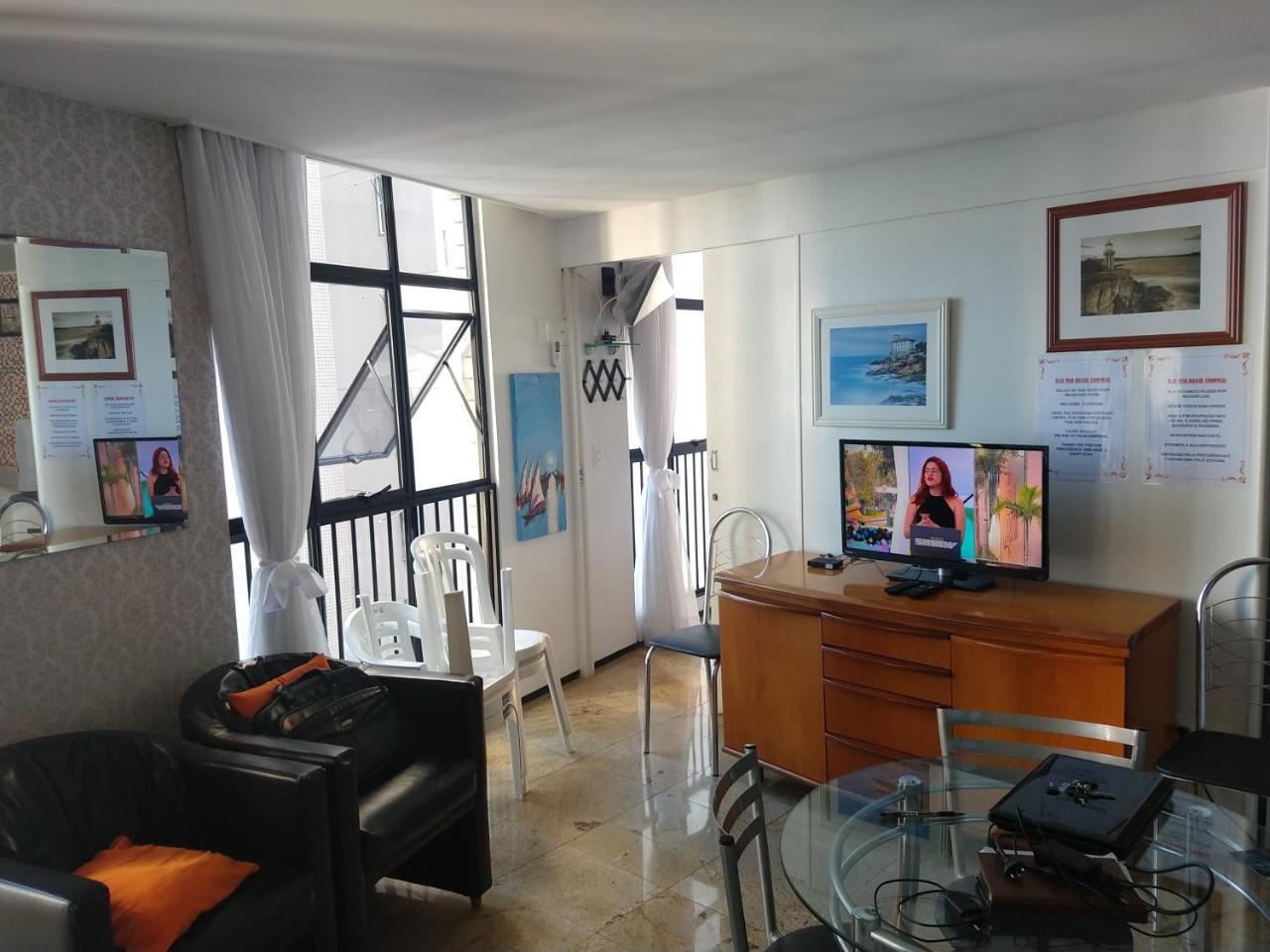 Flat Mar Brasil Tropical - Apartamento De 2 Quartos Com Suite E Vista Do Mar Fortaleza  Exteriör bild